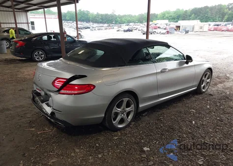 2017 Mercedes-Benz C 300 из США, поврежденный, VIN WDDWK4JB5HF518387